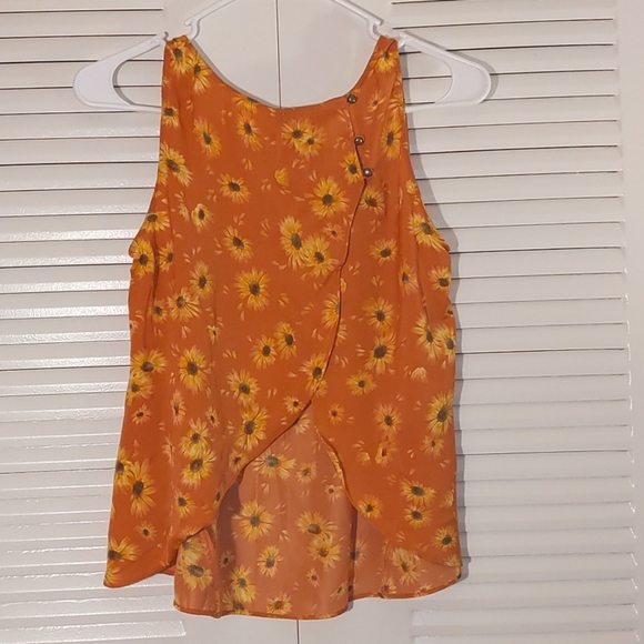 Dolce Vita orange blouse, size S - Picture 3 of 5